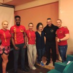 Nati Team with italian officials